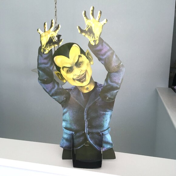 Vintage Halloween Die Cut Paper Vampire Jointed Decor Table Party Beistle - Picture 4 of 11